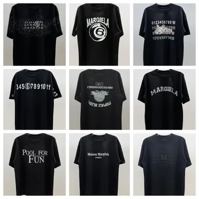 Maison Margiela Black Graphic Print T-Shirt