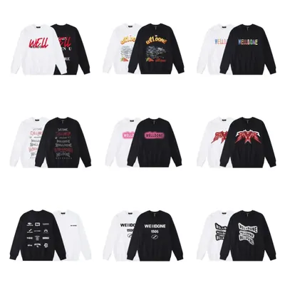 WellDone Graphic Sweatshirt White Black Casual