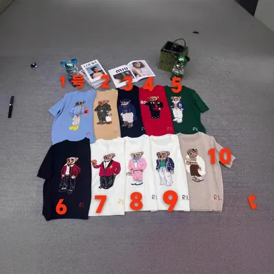 Ralph Lauren Bear Knitwear Multi Color Casual Sweaters