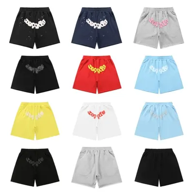 Jepgde Logo Print Black Casual Shorts