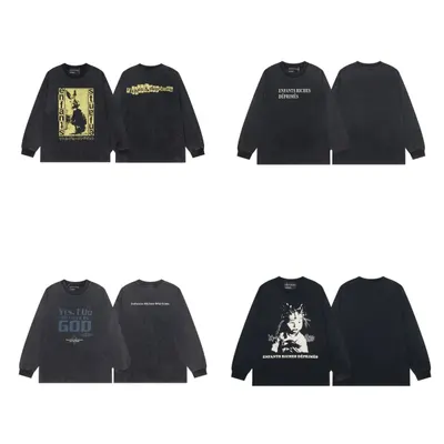 Enfants Riches Depriumes Long Sleeve Black Graphic Tee