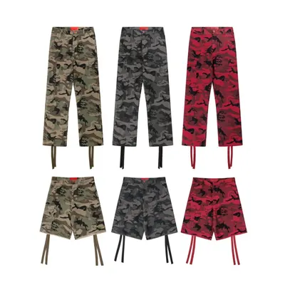 Camouflage Cargo Pants Green Tactical Style