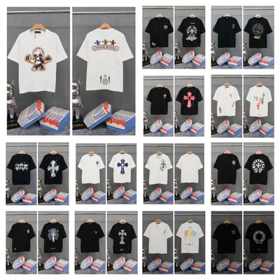 Chrome Hearts T-Shirt White Casual Graphic Tee