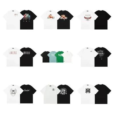 Amiri T-Shirt Black Graphic Print