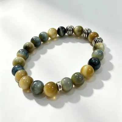 Stone Beaded Multicolor Boho Bracelet
