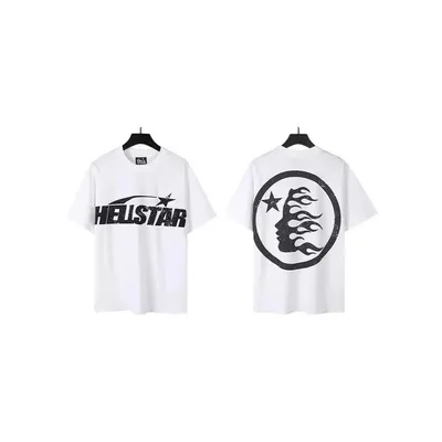 Hellstar Logo White Casual T-Shirt