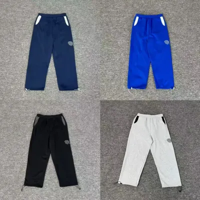 Unisex Track Pants Navy Blue Sport Style