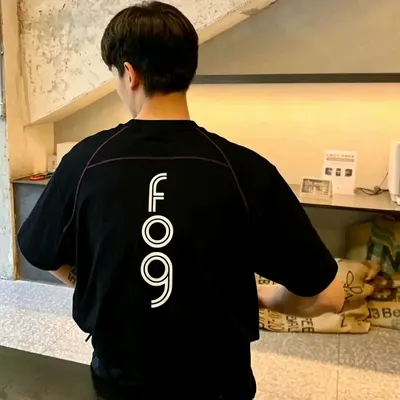 9of Black Graphic Print T-Shirt