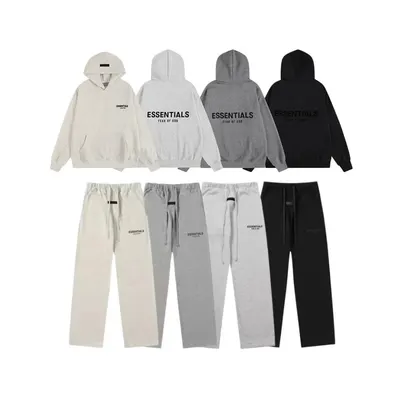 Essentials Hoodie Black Casual Sweatshirt