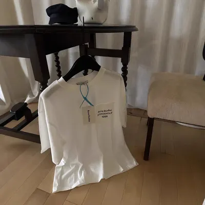 Acne Studios White Pocket Print T-Shirt