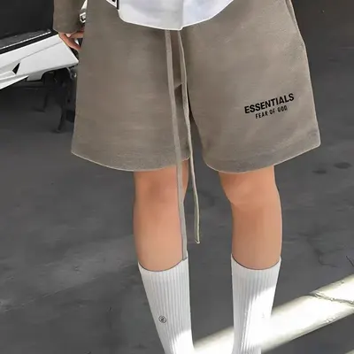 Fear Of God Essentials Gray Casual Shorts