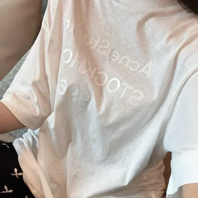 White Oversized Graphic Print T-Shirt
