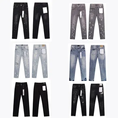 Denim Skinny Fit Black Distressed Jeans