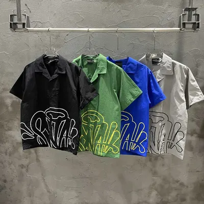 Starlab Short Sleeve Shirt Black Casual