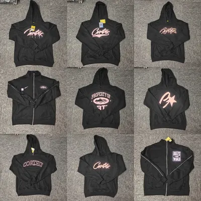 Cortez Black Hoodie Casual Sweatshirt